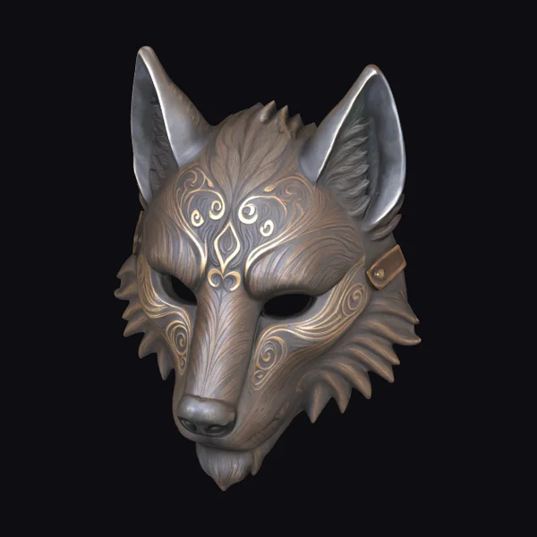Wolf Mask Bronze