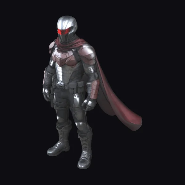 Armored Superhero Figure
