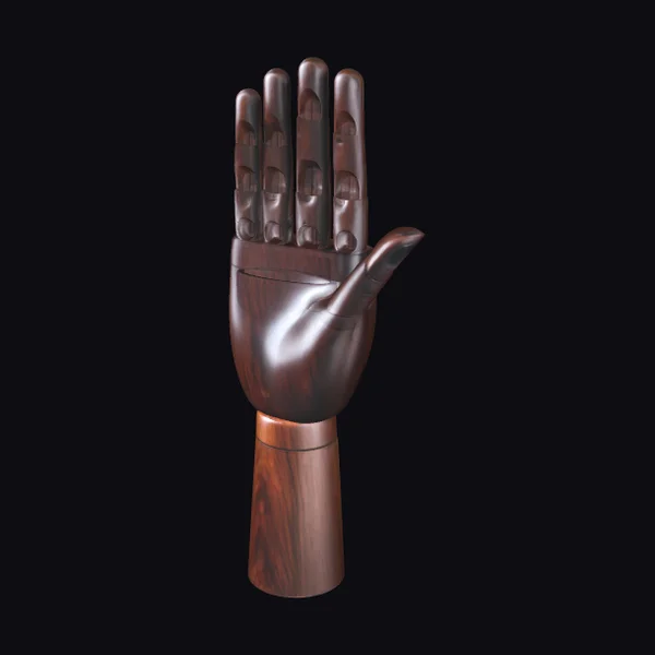 Wooden Hand Sculpture