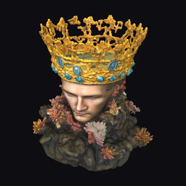 Underwater King's Crown Bust