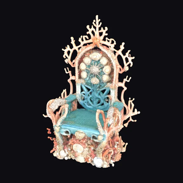 Coral Reef Throne Chair