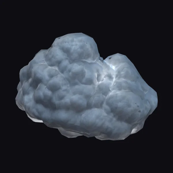 Soft Gray Storm Cloud