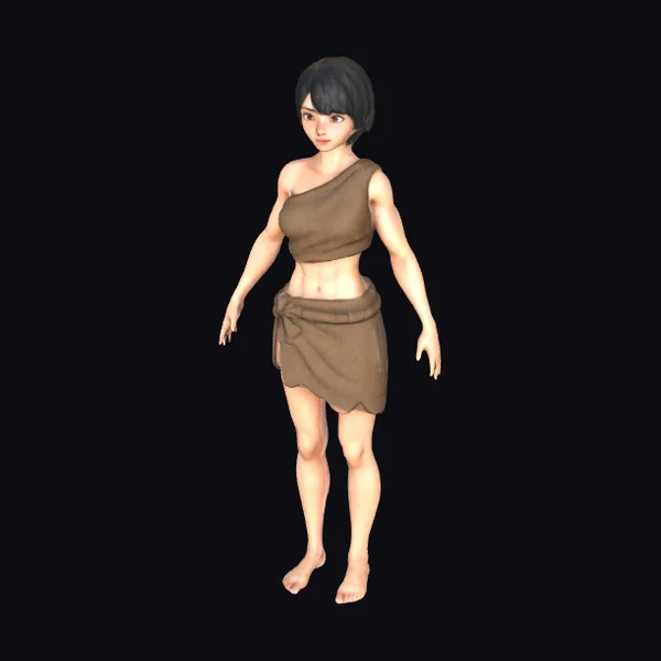 Young Anime Female Figure