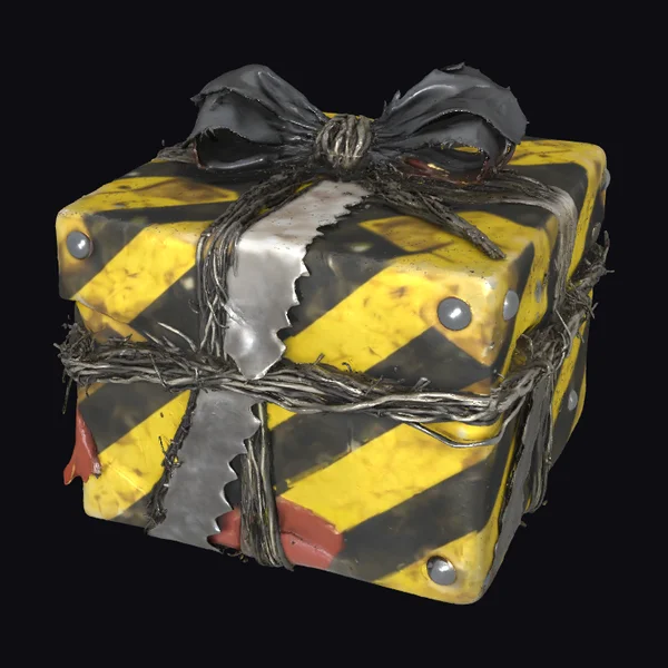 Rustic Warning Gift Box