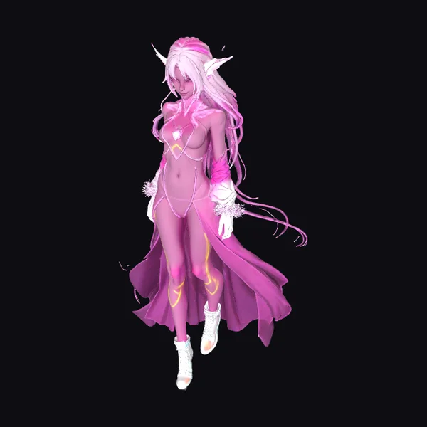 Neon Elf Maiden