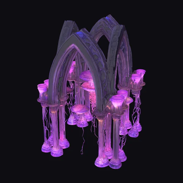 Bioluminescent Cathedral Arch