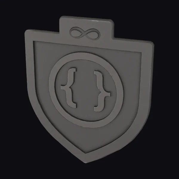 Gray Shield Emblem
