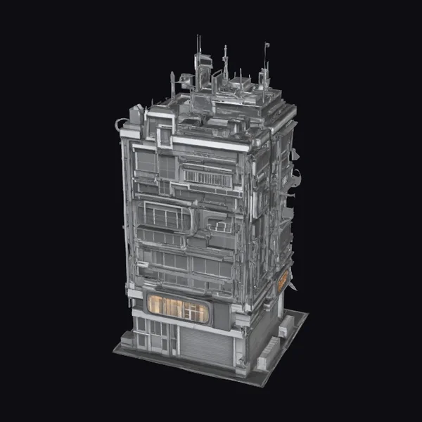 Cyberpunk City Building