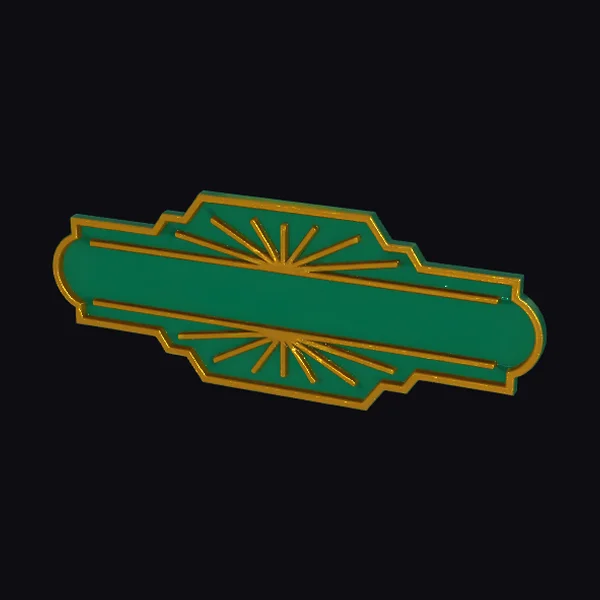 Art Deco Emblem Badge