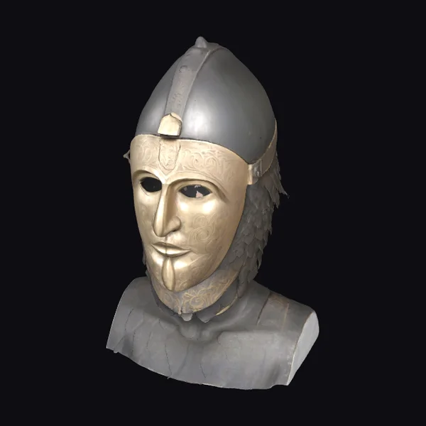 Ancient Warrior Helmet Bust