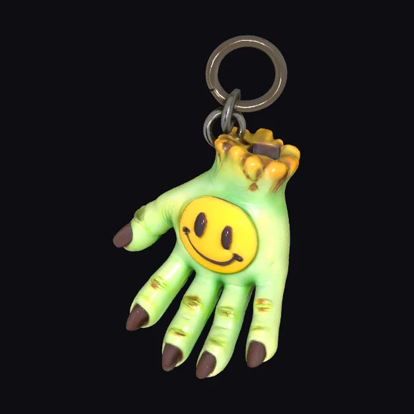 Zombie Hand Keychain