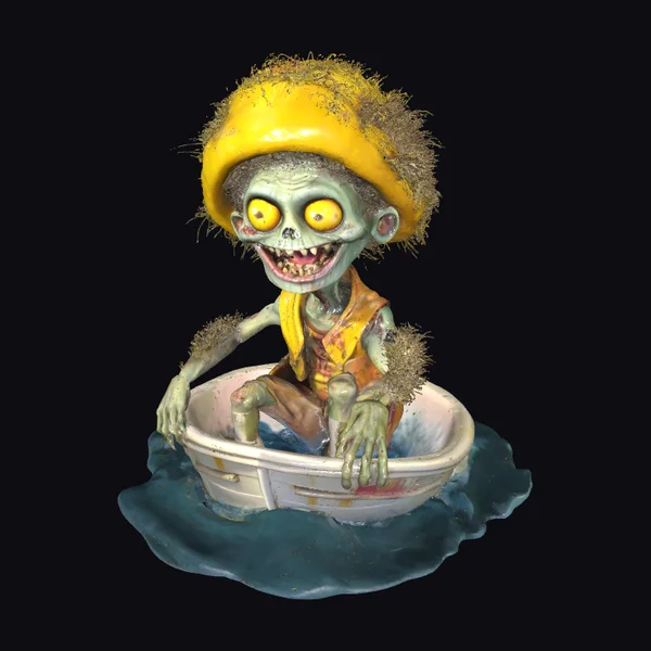 Zombie in Small Boat