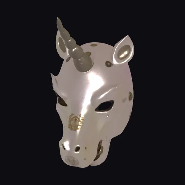 Pearlescent Unicorn Mask