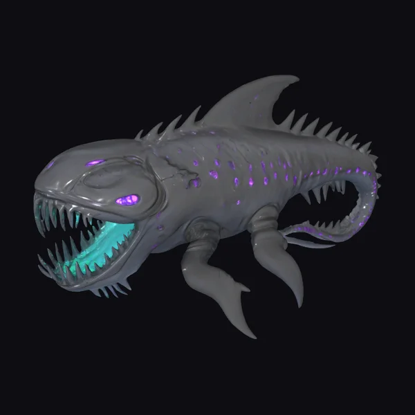 Anglerfish-like Sea Monster