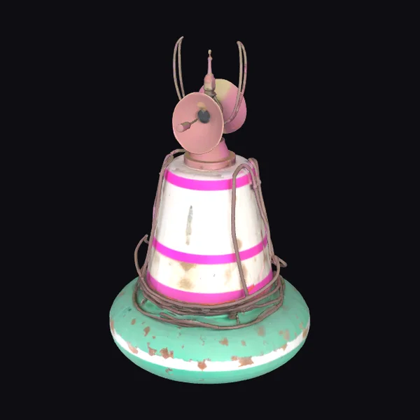 Weathered Signal Buoy