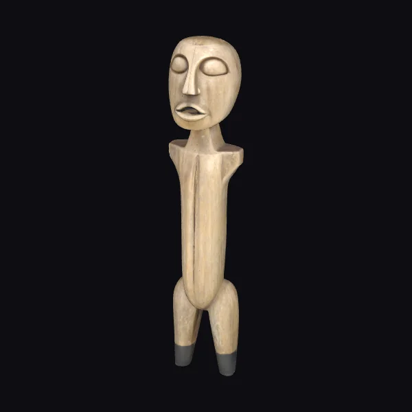 Abstract Wooden Figure