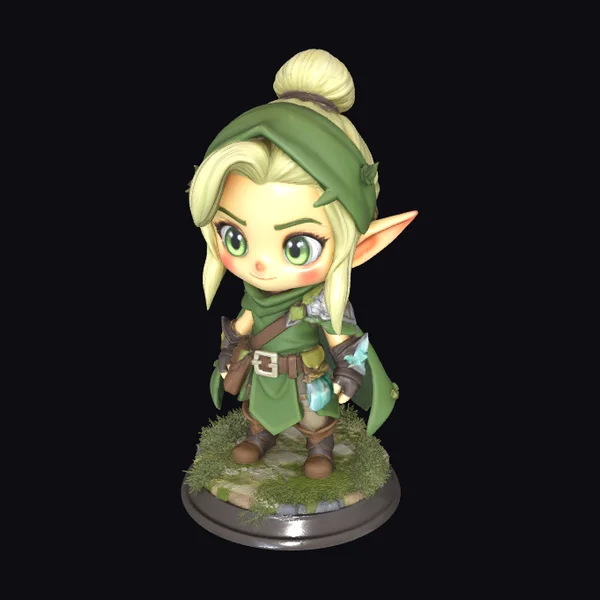 Elf Ranger Figurine