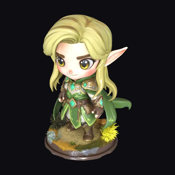 Elf Hero Figurine
