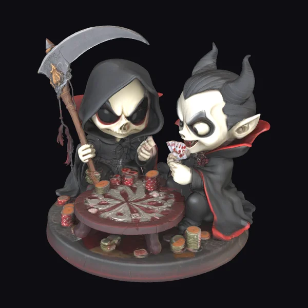 Grim Reaper Vampire Poker