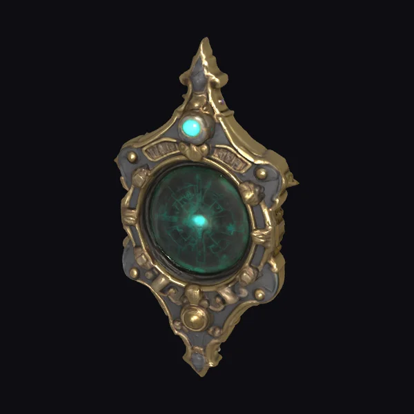 Ancient Cyberpunk Relic Artifact