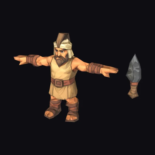 Ancient Warrior with Dagger