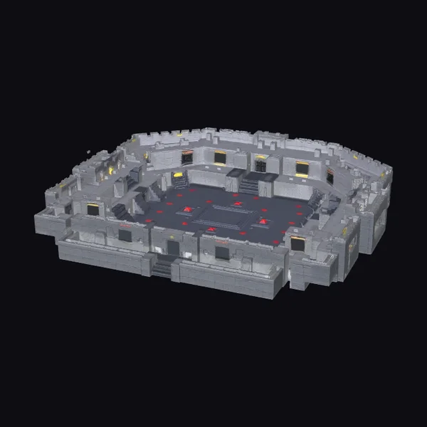 Futuristic Arena Structure