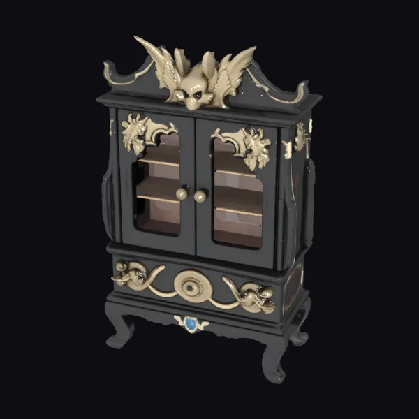Gothic China Display Cabinet
