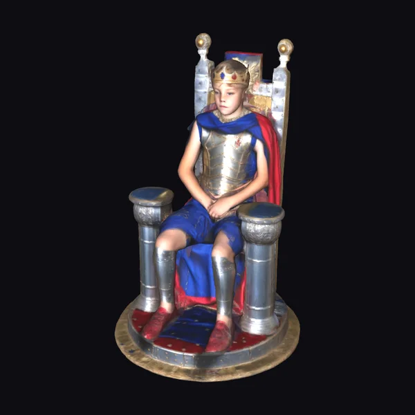 Young King on Throne