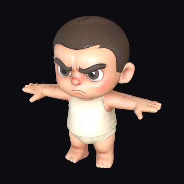Angry Toddler T-Pose