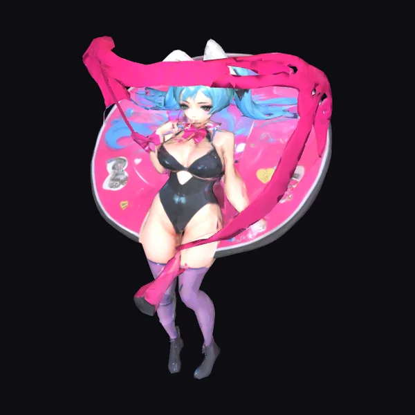 Anime Bunny Card Dealer