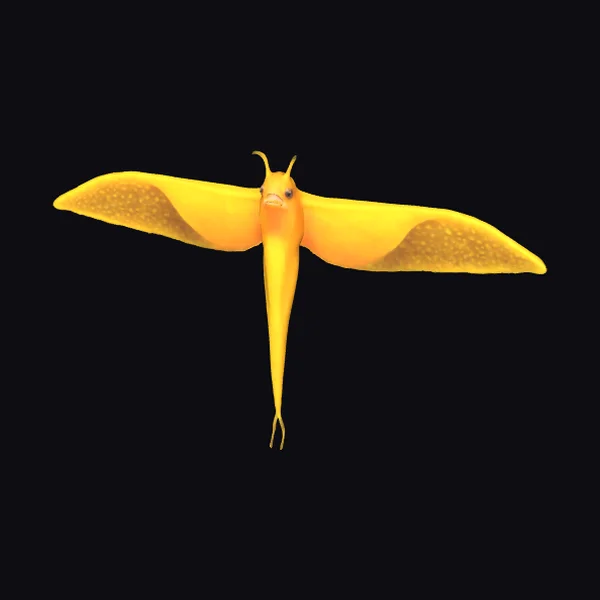 Yellow Winged Creature