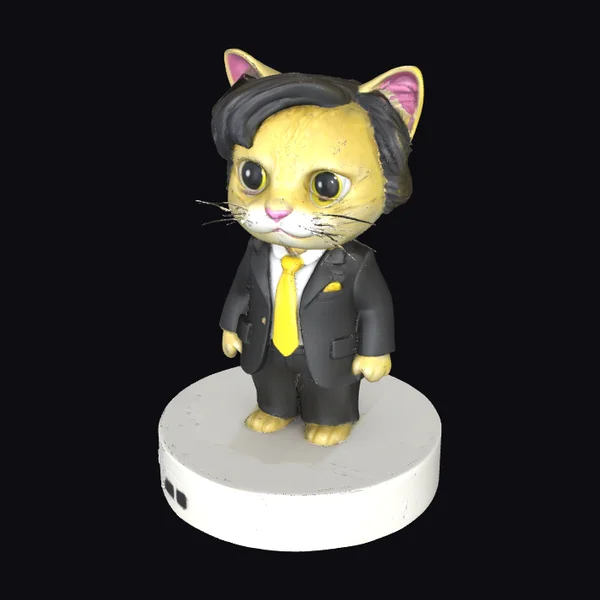 Business Cat Figurine