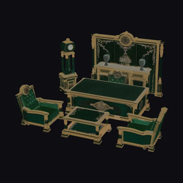 Luxury Emerald Office Suite