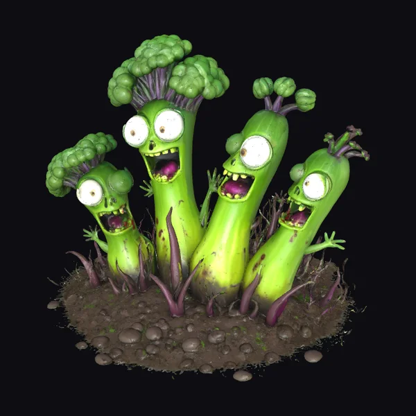 Zombie Broccoli Sprouts