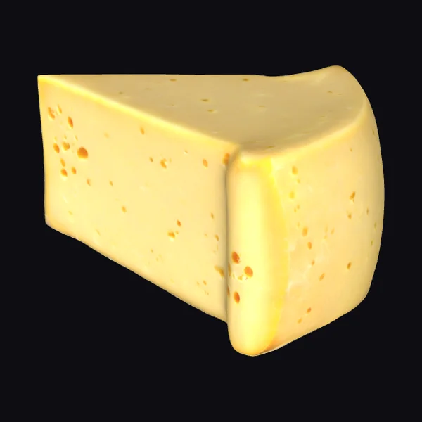 Yellow Cheese Wedge