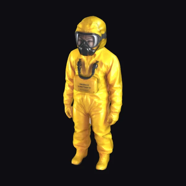 Yellow Hazmat Suit