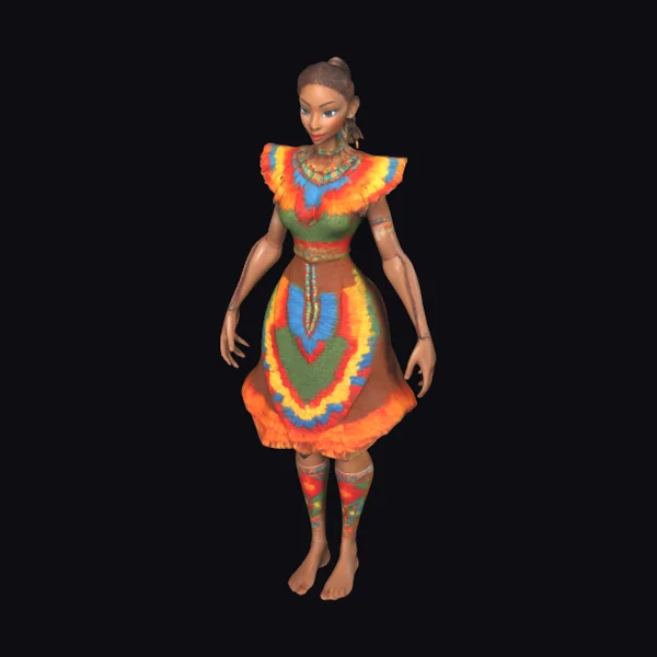 Zulu Female Warrior