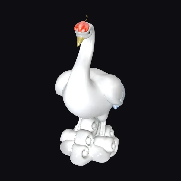 Ornate Swan Ornament