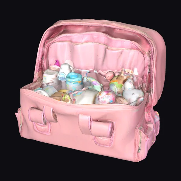 Pink Overnight Diaper Bag