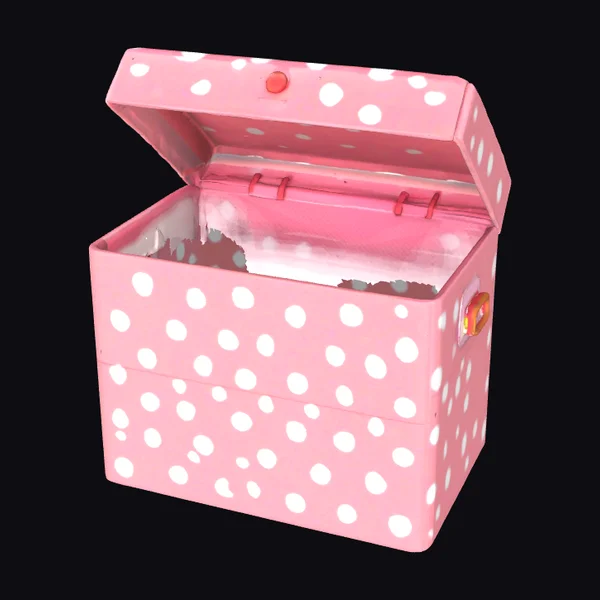 Pink Polka Dot Box