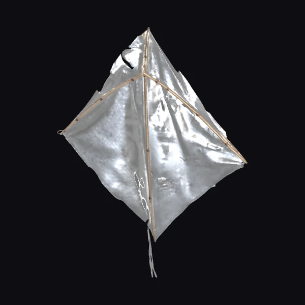 Silver Diamond Kite