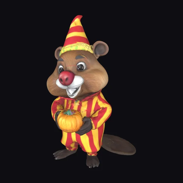 Beaver Clown Costume