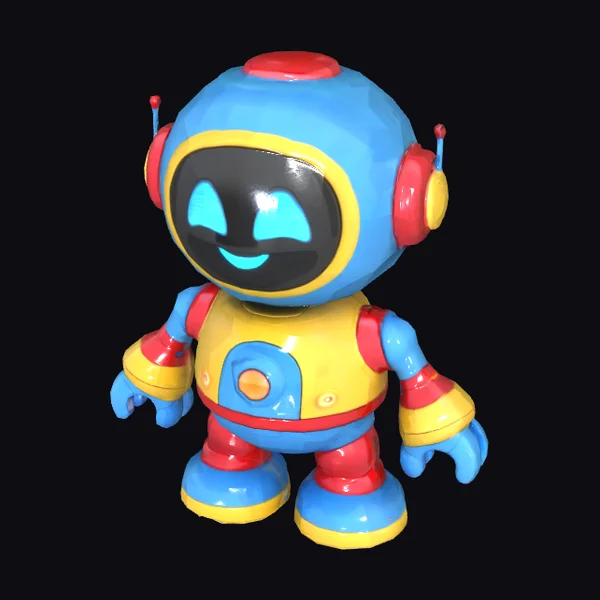 Colorful Robot Figure
