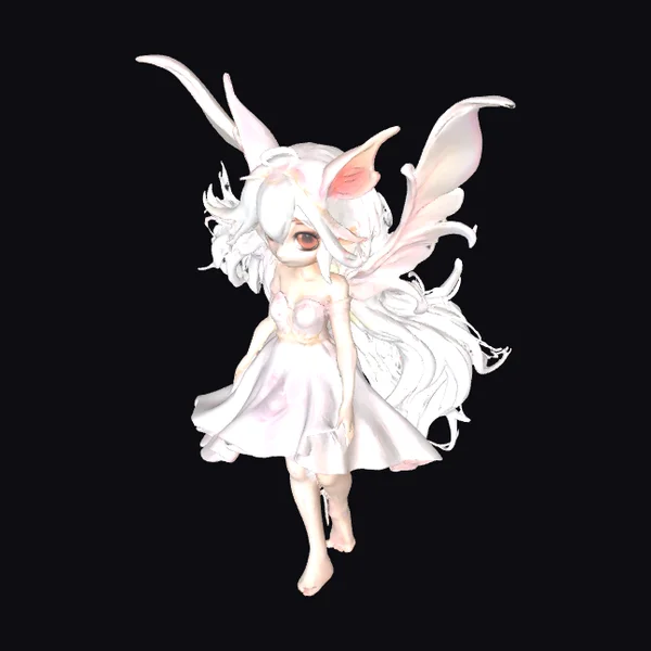 Anime Fairy with Wings