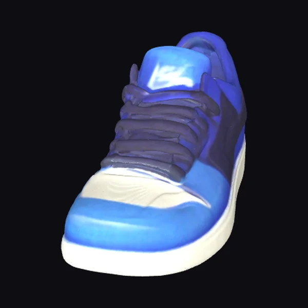 Blue Athletic Shoe