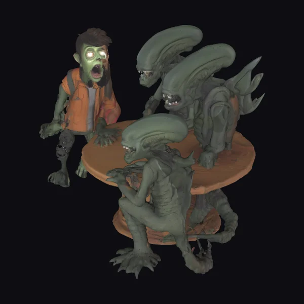 Zombie and Alien Creatures