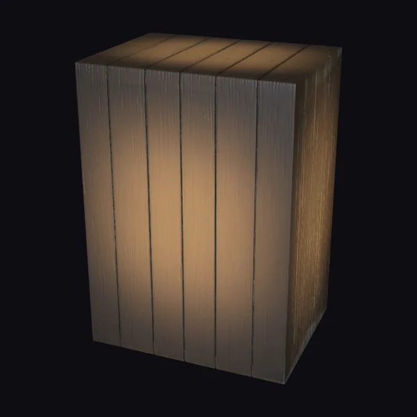 Amber Plank Wall Block