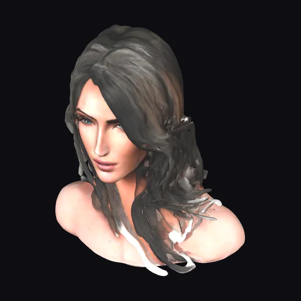 Woman with Long Dark Hair