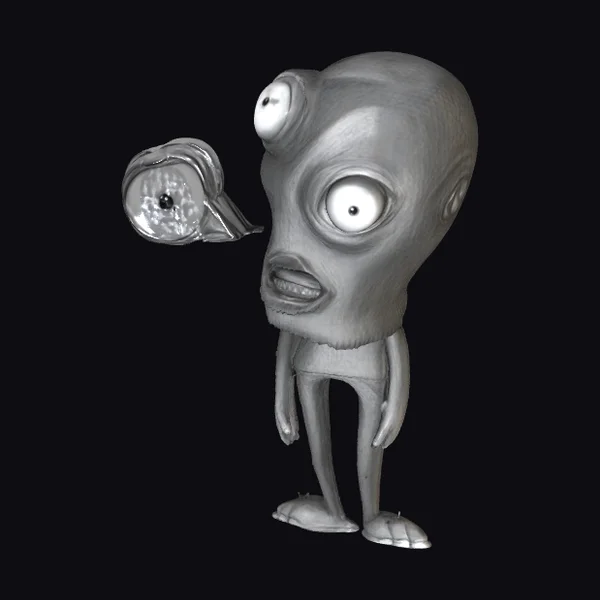 Alien with Detached Eye