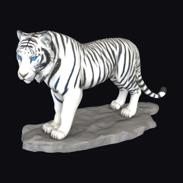 White Tiger on Rock